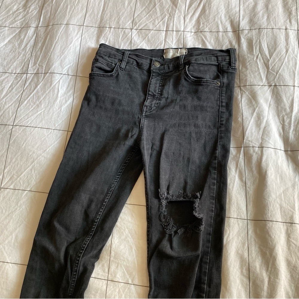 Free People Distressed Skinny Jeans